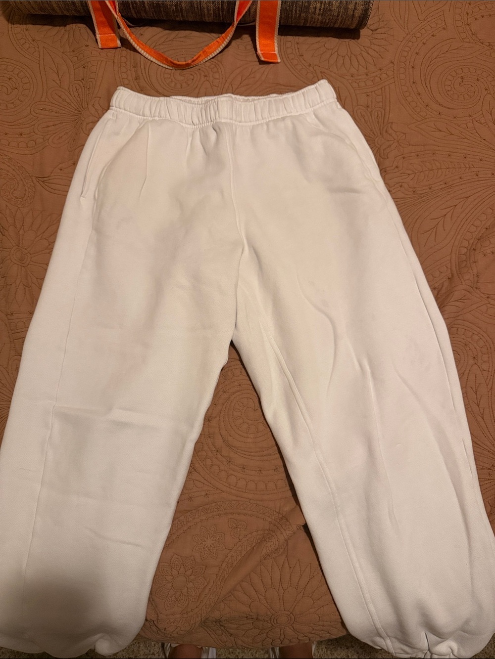 lululemon athletica White Fleece Joggers